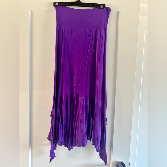 Phoenix Rising Purple Skirt With Ruffle - Small - Picture 4 of 5